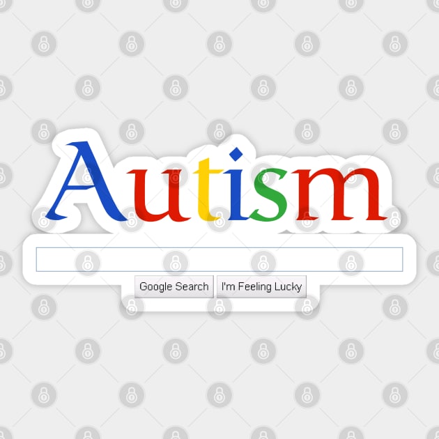 Autism Google Logo Sticker by NeuroChaos